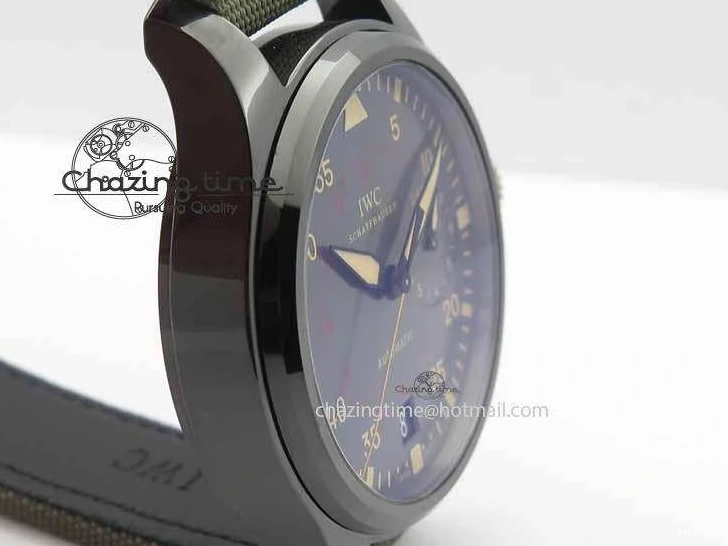 MIROTIME 0313 Big Pilot Real PR 48mm IW501902 Real Ceramic ZF 1:1 Best Edition On Green Nylon Strap A51111 V Durable 7249